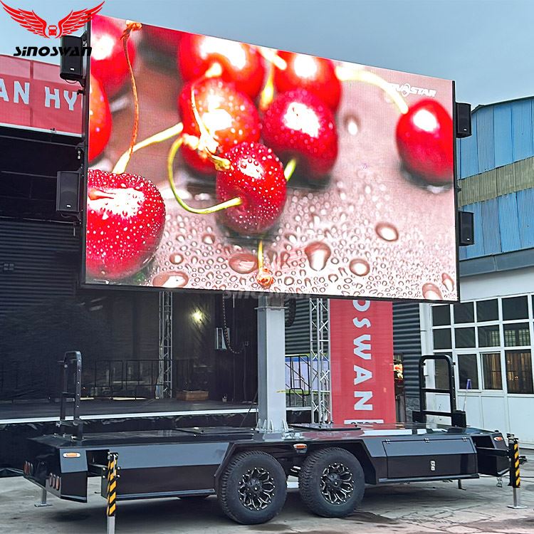 5m X 3m Rotating LED Display Trailer