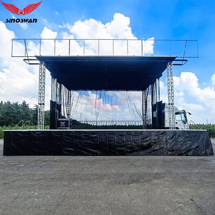 Expandable Evangelism Worship Stage Truck
