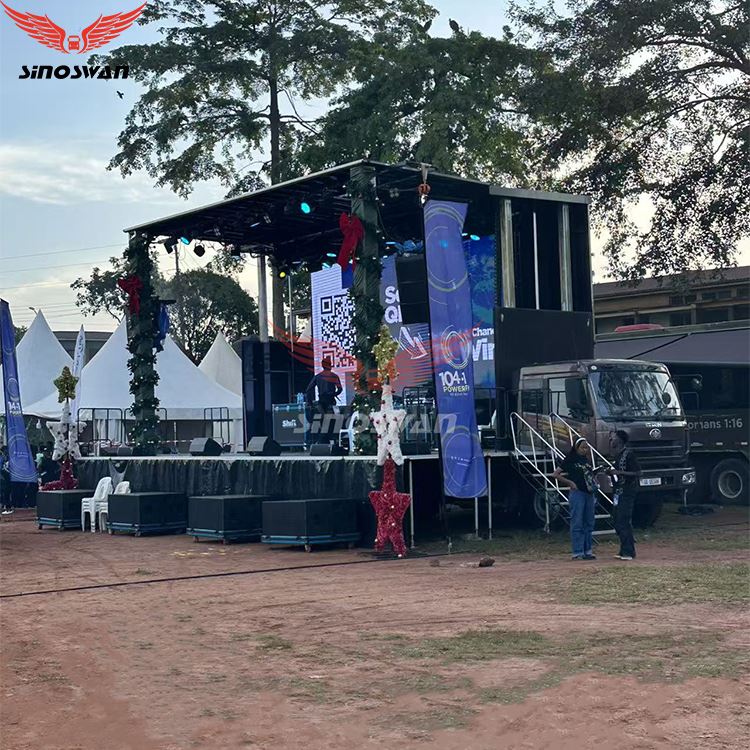 Expandable Mobile Election Stage Truck