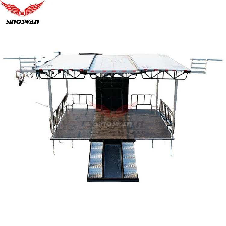 Expandable Multi Function Event Stage Trailer high quality