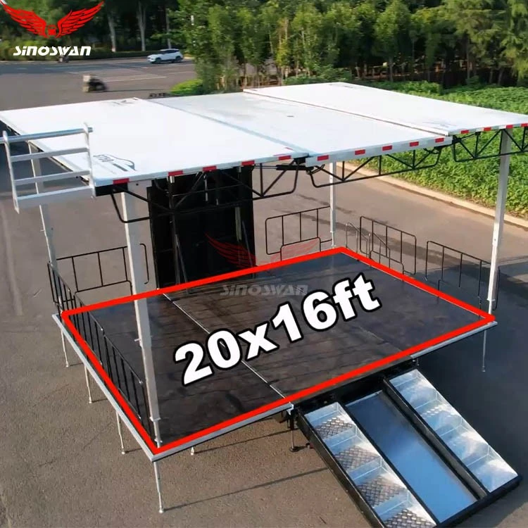 Expandable Multi Function Event Stage Trailer manufacturers
