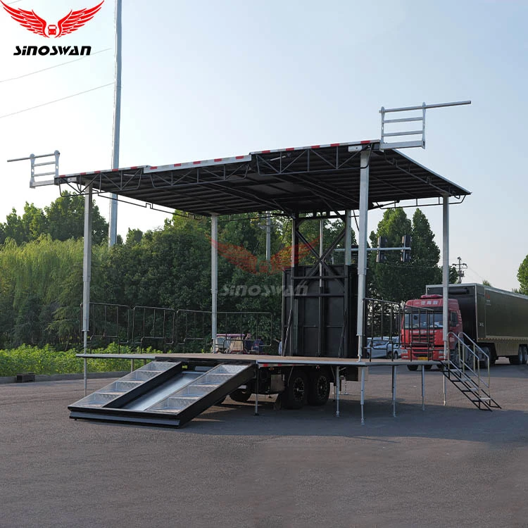 Expandable Multi Function Event Stage Trailer