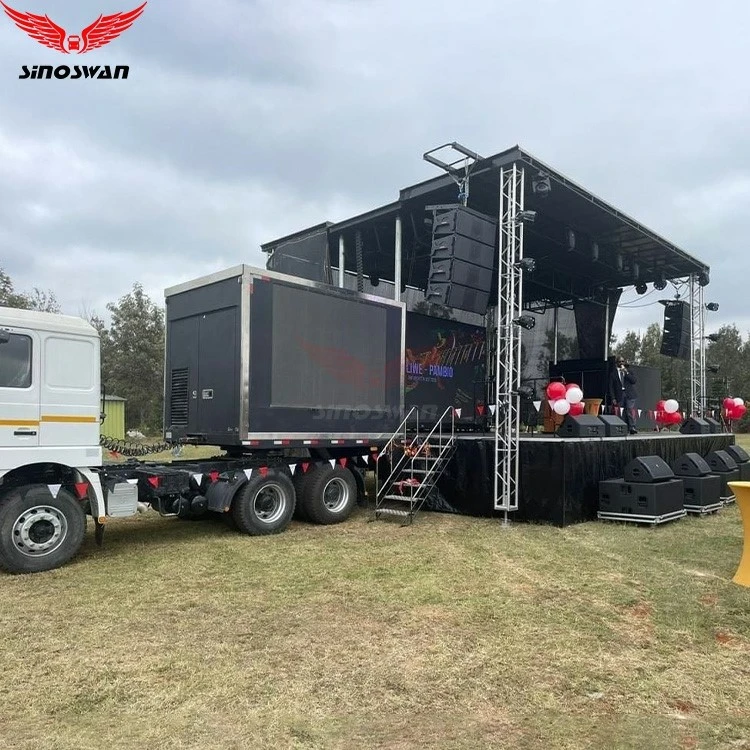 Foldable Religious Gathering Stage Platform Trailer