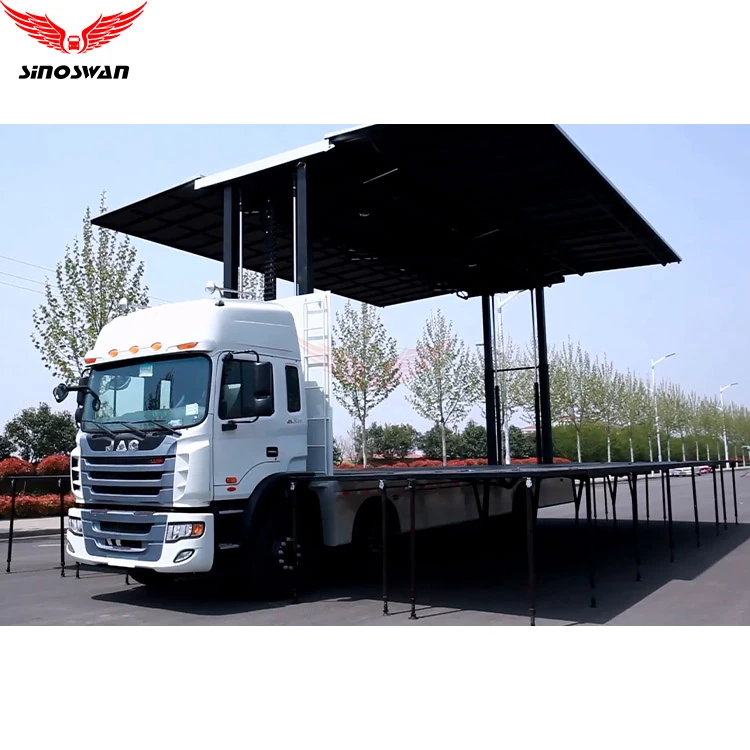 Hydraulic Concert Event Stage Truck