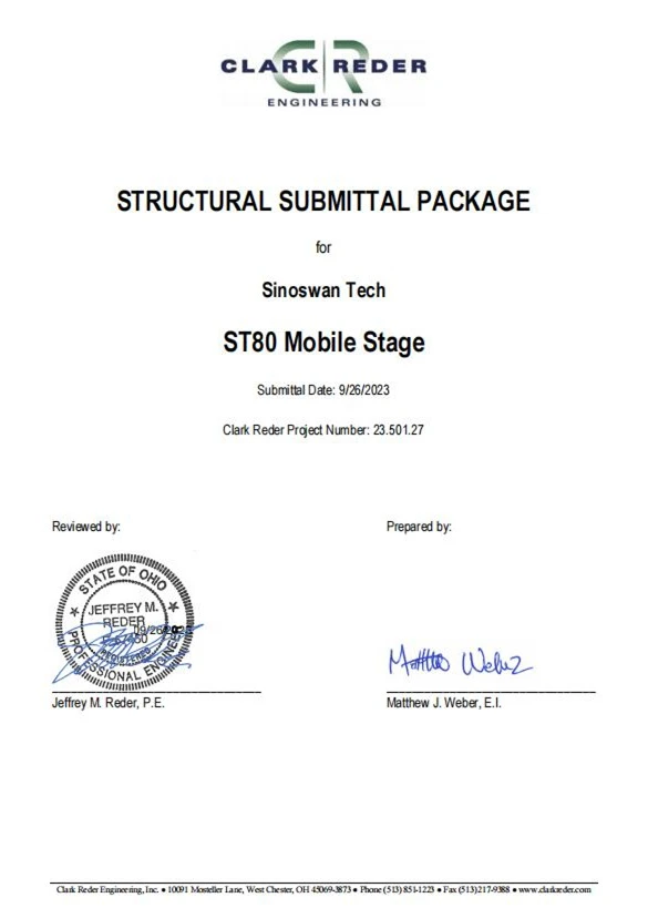 Structure Stamp certificate2350127 - ST80 Mobile Stage Submittal r00 - 2023-09-26 Structure Stamp certificate2350127 - ST80 Mobile Stage Submittal r00 - 2023-09-26