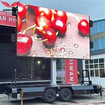 5m X 3m Rotating LED Display Trailer