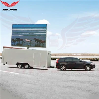 Commercial LED Billboard Advertising Trailer