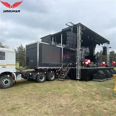 Foldable Religious Gathering Stage Platform Trailer
