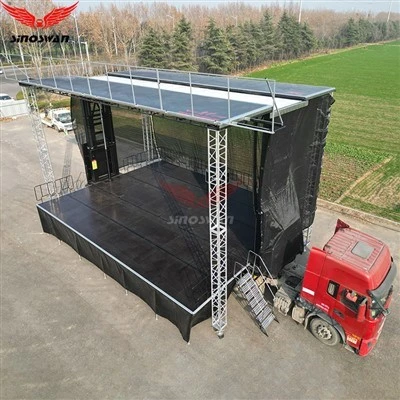 Hydraulic Entertainment Event Stage Trailer