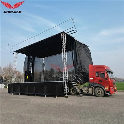 Mobile Evangelism Outreach Stage Trailer