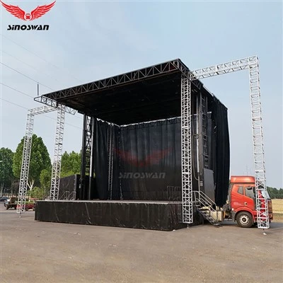Portable Bible Mission Event Platform Trailer