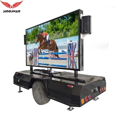 Portable Outdoor LED Advertising Trailer